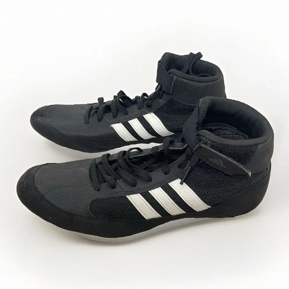 Adidas Mens HVC Havoc AQ3325 Black Wrestling Lace-Up Sneaker Shoes Size 9